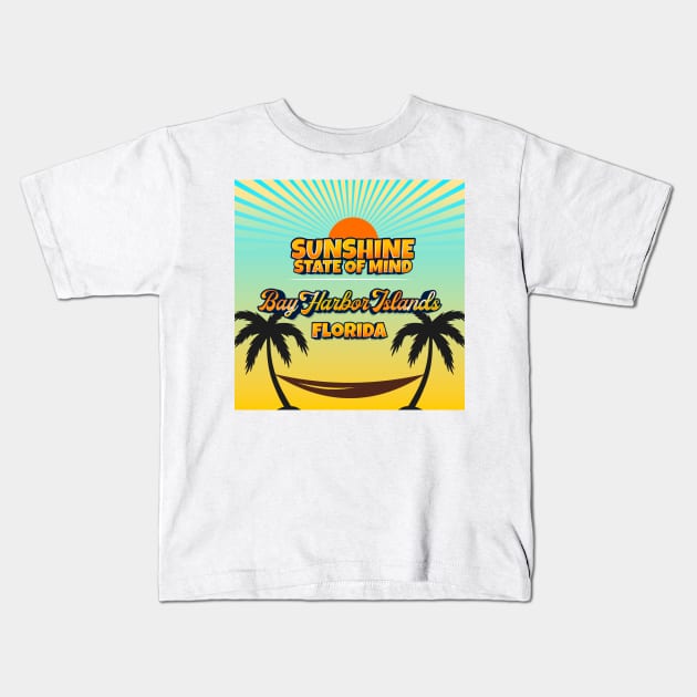 Bay Harbor Islands Florida - Sunshine State of Mind Kids T-Shirt by Gestalt Imagery